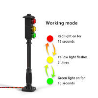 2PCS Bloques De Construcción LED Simulación De Luces De Tráfico MOC Piezas De Bloque Automáticamente Encendidas Y Apagadas Juguetes De Combinación De Bloques Pequeños Compatible Con Lego - details 0