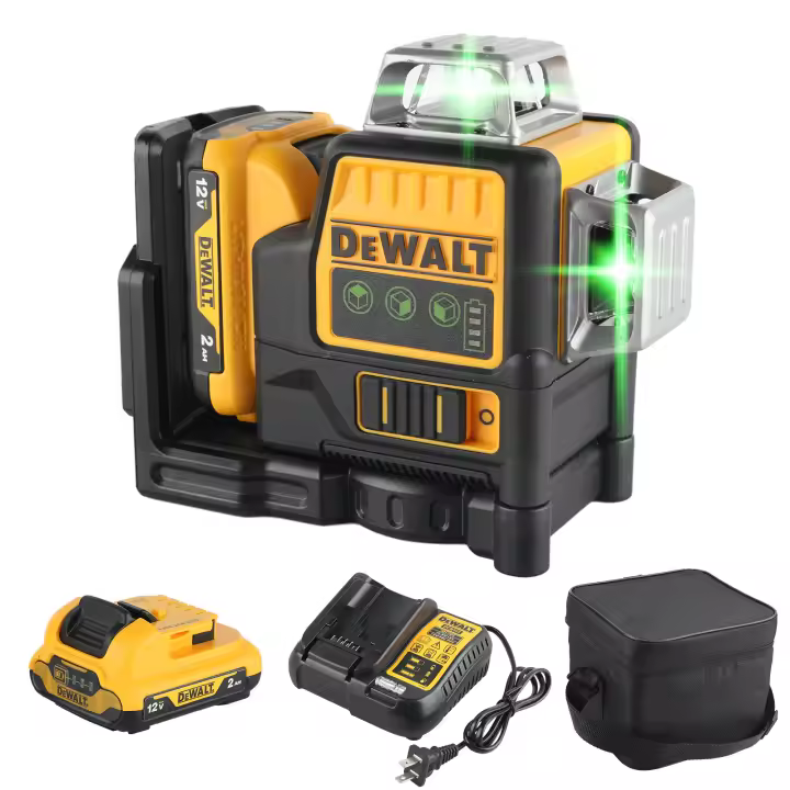 De Nivel Dewalt DW089LG Laser With 12 Líneas 3 Lados * 360 Grados Vertical 12V Lithium Katería Horizontal Eléctrica - 1