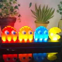 Lámpara LED Creativa Con Control De Voz Luz Nocturna De Iconos De Juego Ilusión De Sueño Para Habitación De Juegos Decoración De Fantasma - details 3