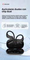 Auriculares Bluetooth Lenovo QT60 Deportivos Con Mango De Oído Y Modo Gaming Batería De 30 Horas Calidad De Sonido HiFi - details 7