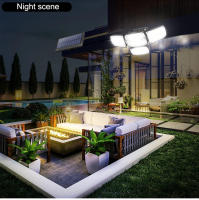 Lámpara Solar Exterior Con Sensor De Movimiento 342/253/182 LED Luz De Seguridad Impermeable Con 3 Modos Faro De Inundación De Pared - details 6
