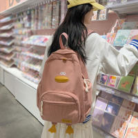 Nueva Mochila De Pato Cartoon Diseñadora Para Viajes Mochila Universitaria Versátil Para Mujeres Estudiantes Coreana Edición Mochila Escolar Para Niñas - details 4