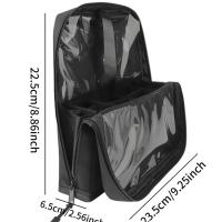 Bolsa Portátil Para Maquillaje De Capacidad Grande Multifuncional Con Cierre Magnético PVC Para Almacenamiento De Cepillos De Maquillaje - details 0