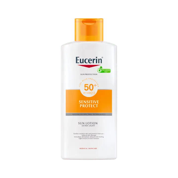 EUCERIN SUN SENSITIVE LOCION FPS 50+ 400 ML PK - 1