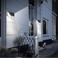 Lámpara De Pared Solar Con Sensor De Movimiento 100 LEDs 4 Lados Luz Exterior Impermeable Para Jardín Y Courtyard Moderno - details 8