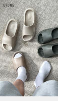 UTUNE Pantuflas Silenciosas Para Hombres 4CM Cómodas Y Transpirables Para Interior Y Exterior Plataforma Media Verano - details 1