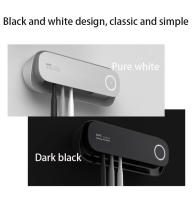 Nuevo Porta Cepillo De Dientes UV Con Secado Automático Y Esterilizador Inteligente Para Baño Pared Montada Recargable Secado Rápido - details 13
