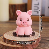 Decoraciones De Cumpleaños Para Pastel Con Topper De Animales Del Hogar De Piedra Madera Yaks Ponis Ovejas Cerditos Pollos Para Niños Y Niñas - details 16