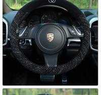 Funda Para Volante De Coche Invierno Plush Cálida Y Aromática Para Damas Tipo Universal Decorativa Accesorio Para Automóvil - details 9