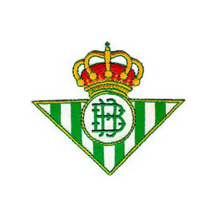 Parches Ropa Fútbol Deportes – Parche Bordado Ropa – (licencia oficial) – Real Betis Balompié – Escudo – 5,5 x 4,8 cm. - Moda The Happy Patch - 1