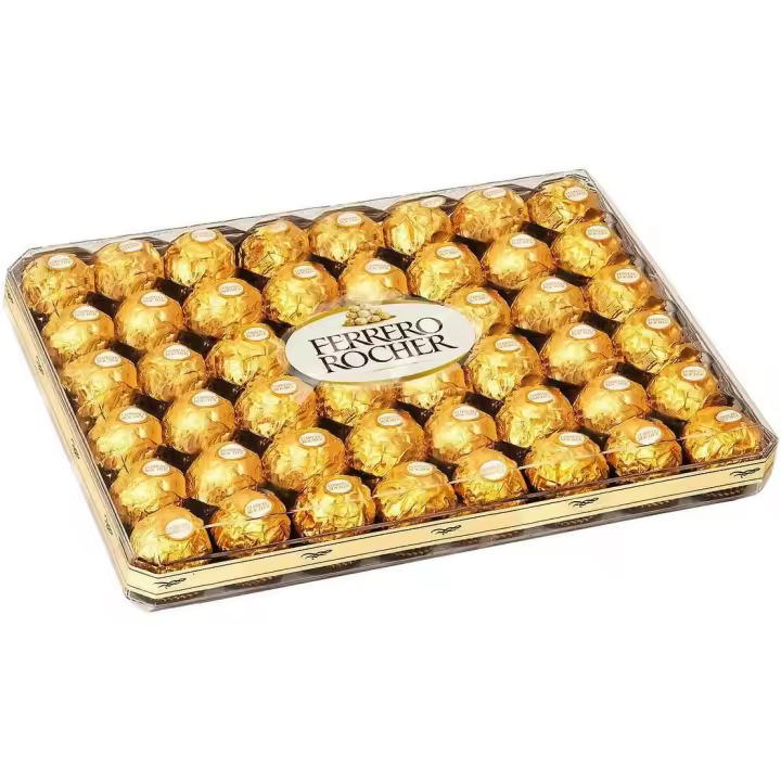 Ferrero Rocher Bombones T48 Chocolate 600g. 48 unidades - 1