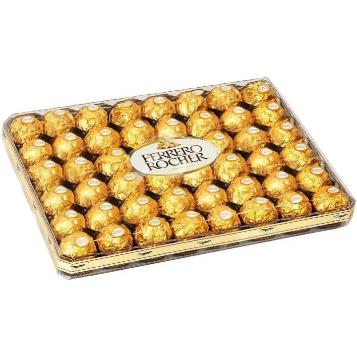 Ferrero Rocher Bombones T48 Chocolate 600g. 48 unidades - 1