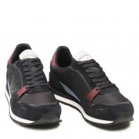 Emporio Armani Zapatillas Zapatos Hombre Azul Rojo X4X537 XM678 Q441 - details 4