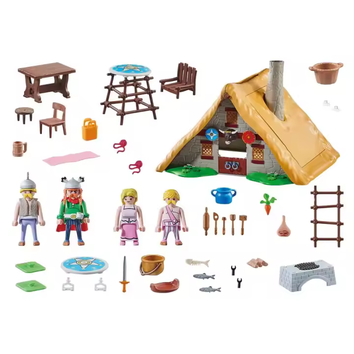 Playmobil Astérix: Figura Cabaña De Abraracúrcix - 1