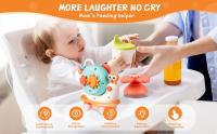 Juguete De Asiento Para Bebé Con Rattles Y Formas De Caracol Y Molino Giratorio Juguetes Sensatorios Para Baño Y Silla De Comer Para Niños De 0 a 6 Meses a 6 Años - details 1