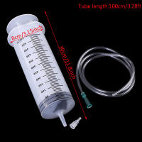 Siringa Desechable De Plástico Transparente De 500ml Con Tubo De Inyección Y Agujero Para Medición De Liquidos - details 5