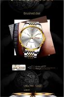 Reloj De Pulsera Masculino Automático Suizo Con Movimiento De Cuarzo Resistente Al Agua Calendario Doble Luminoso Y Calendario No Mecánico Para Estudiantes - details 10