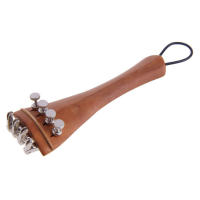 Kit De Accesorios Para Violín Tooyful 4/4 Madera De Jujube Soporte De Barba Ajuste De Tono Diapasón Palanca De Ajuste Cuerda - details 4