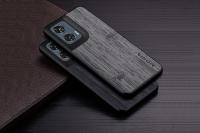 Funda De Lujo Para Motorola Edge 50 Fusion X50 Ultra 50 pro 5G Estilo Madera De Bambú Diseño Elegante Resistente a Arañazos Y Huellas Cubierta De Cuero TPU Doble Capa - details 0