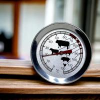Termómetro analógico para asar, de Maple inoxidable, para Horno o barbacoa(Longitud del Puntero 10,5 cm) - details 2
