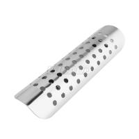 Cubierta De Escudo Para Escape De Motocicleta Universal Protector De Muffler Adecuado Para Harley Honda Yamaha Accesorios Moto Color Negro/Cromo - details 13