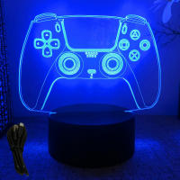 Lámpara De Noche LED NEON GAMER 3D Iluminación RGB Para Habitación De Juegos Decoración De Pared Luz De Mesa Personalizada Para Niños - details 21