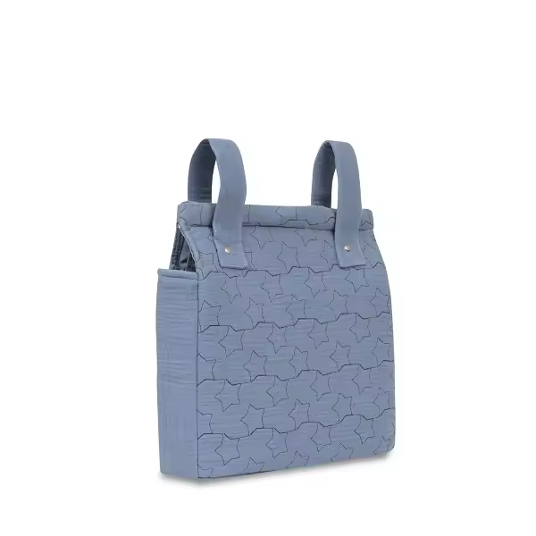Interbaby Bolso Talega Muselina Estrellas Azul - 1