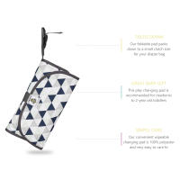 Alfombrilla De Cambio Para Bebé Portátil 3 En 1 Multifuncional Impermeable Con Bolsa De Almacenamiento Para Recién Nacidos - details 19