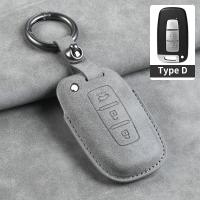 Funda De Llave De Coche En Cuero Para Hyundai Grand Prix GN7 IONIQ6 Nuovo Kona Genesis Coupe Sonata Ix35 Protector De Llavero - details 4