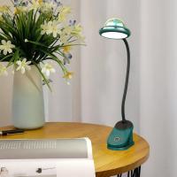 Lámpara de clip para niños, luz de lectura con clip LED recargable por USB con proyección de estrellas, lámpara de noche con cuello de cisne, atenuación táctil de 360°, luz nocturna con clip de estrella (verde) - details 3