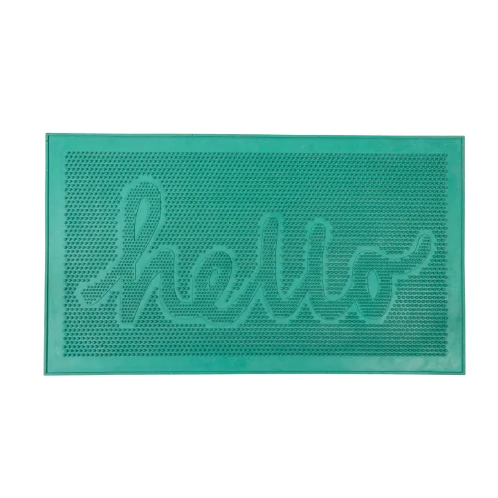 Fisura – Felpudo original de coco con base antideslizante de PVC. Felpudo entrada casa. Pintado a mano.  Medidas: 70 cm x 40 cm. - 1