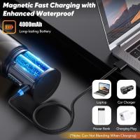 Licuadora portátil, licuadora de tamaño personal para batidos de arena con 6 cuchillas ultra, 16 oz USB recargable reutilizable negro - details 5