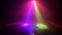 Proyector De Luz Disco DJ 3D Con 4 Lentes 9 LED Láser Strobe DMX Barra De Lámparas Para Fiestas KTV Sala De Baile Decoración De Cumpleaños Luz De Escenario - details 2