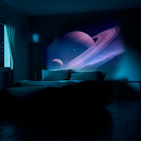 Proyector De Estrellas Recargable 6 En 1 LED Planetario Cielo Estrellado Luz Nocturna Rotatoria De Constelaciones Lámpara Decorativa - details 6