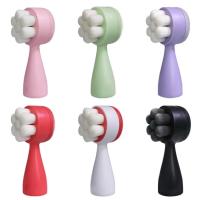 Cepillo De Limpieza Facial Doble Cara De Silicona Suave Cepillo Para Rostro Electrónico No Necesario Tamaño Facil - details 0