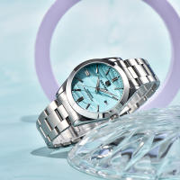 Reloj Mecánico BENYAR 2024 5Bar Impermeable Acero Inoxidable 316L Simple Para Hombres Diameter De La Correa 22mm Movimiento Automático Y Manual - details 4