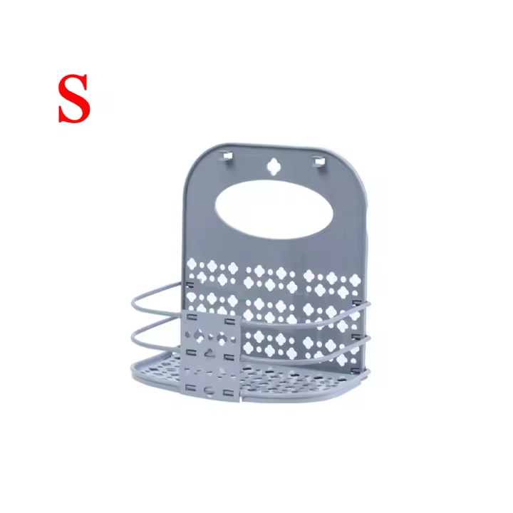 Cesta De Ropa Sucia Plegable Organizador De Lavandería Multifuncional Para Baño Soporte De Pared Material Plástico - 1