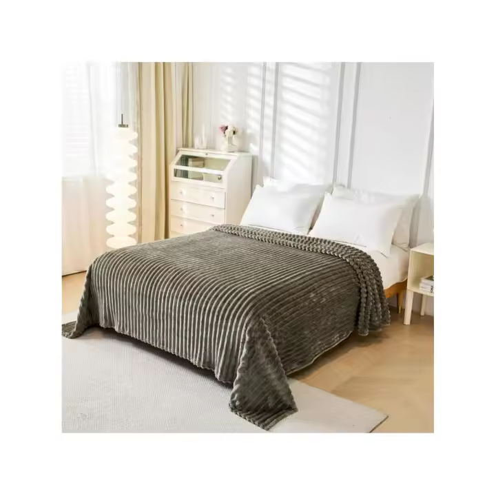 STARLEY - Manta Suave para Cama y Sofá – Cobija Acolchada de Terciopelo Moderno, Disponible en Varios Colores y Tamaños 130x160, 160x220, 220x240 cm – Ideal para Dormitorio, Sala de Estar y Decoración del Hogar - 1