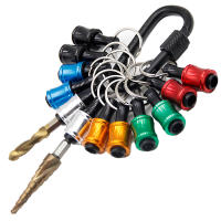 Juego De 12 Piezas De Rodillos De Conexión Con Cabeza De Destornillador De 1/4 Hexagonal Y Color Clave Para Herramientas De Carpintería - details 6