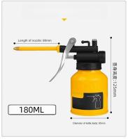 Pistola De Grasa Metal Para Automóvil Con Bomba De Alta Presión 180ml 220ml 300ml 450ml Herramienta De Reparación De Coche Contenedor De Aceite - details 8
