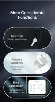 Auriculares Inalámbricos Bluetooth 5.3 True Wireless Con Estuche De Carga Impermeables Control De Volumen Mini TWS Headphone Handsfree Para Deportes - details 10