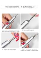 Máquina De Uñas Profesional 35000RPM Para Manicura Con Punta De Tajo Herramienta De Pulido De Uñas Y Pedicura Electrónica - details 8