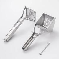 Pulpmaster Manual De Acero Inoxidable Molinillo De Patatas Y Verduras Desmontable Para Calabaza Y Zanahoria Herramienta De Molinillo De Patatas - details 3