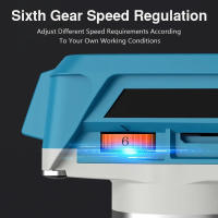 6 Speeds Brushless Hand Electric Trimmer Cordless Wood Router 6/6.35/8mm Woodworking Engraving Slotting for Makita 18V Battery - details 2