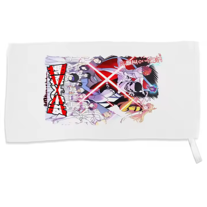 MERCHANDMANIA TOALLA PEQUEÑA ABSORBENTE Sentai Daishikkaku serie anime rangers justicieros suave personalizada con cinta elastica - 1