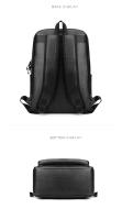 Mochipa de viaje de Ocio para hombre,Cuero PU,Adecuado para Viaje Escuela Compras y Trabajo - details 3