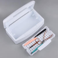 Caja De Desinfección Para Uñas 1pcs Herramienta De Uñas Plástica Blanca Estéril Para Aparatos De Acero Metal Tijeras Y Pinzas - details 5
