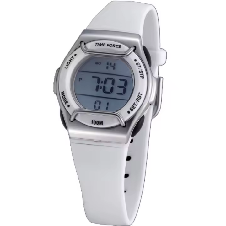 Time Force  Tf3182b02 Reloj De Pulsera Digital Para Niño Color Blanco - 1