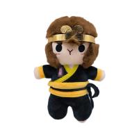 Muñeco De Peluche Negro Mytha Wukong Juguete Suave 25CM Anime Cartoon Wu Kong Regalos De Cumpleaños Colección Para Niños Y Adultos - details 1