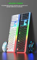 Kit De Teclado Y Ratón Para Juegos NG GTX350 Con Iluminación LED Negro Cableado USB Estilo Estándar 104 Teclas Para Computadora Y Laptop - details 2